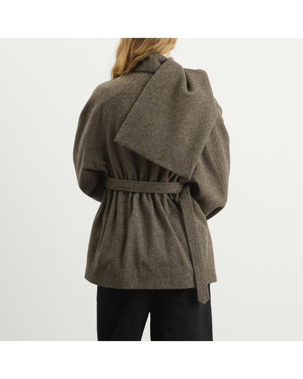 Rick Owens Green Flight Scarf Jacket