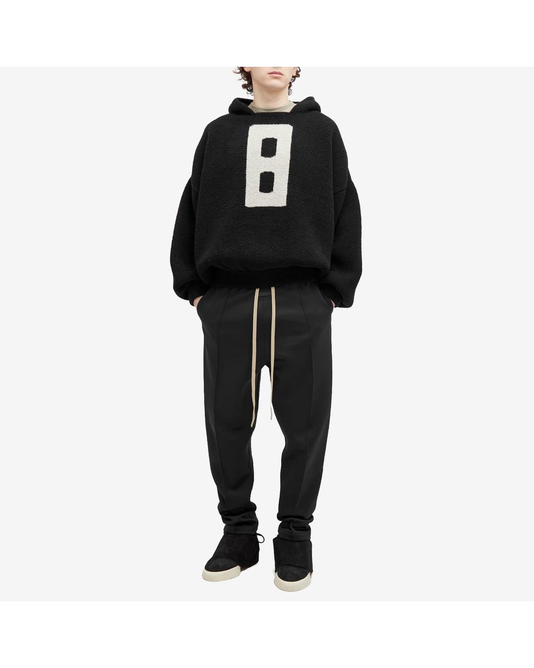 Fear Of God Boucle 8 Hoodie in Black for Men | Lyst