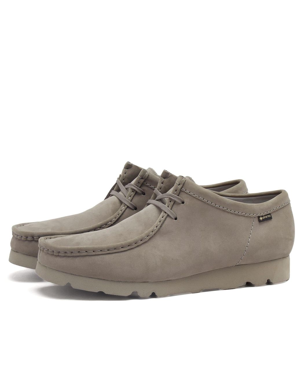 Clarks Wallabee Gtx in Gray for Men | Lyst