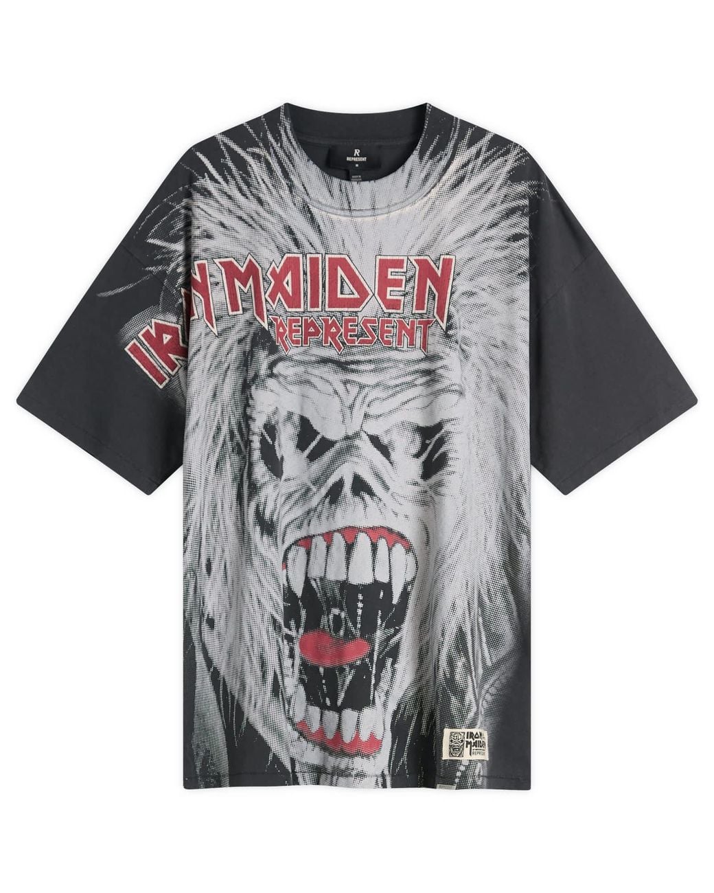Represent Iron Maiden British Metal T-Shirt in Gray for Men | Lyst
