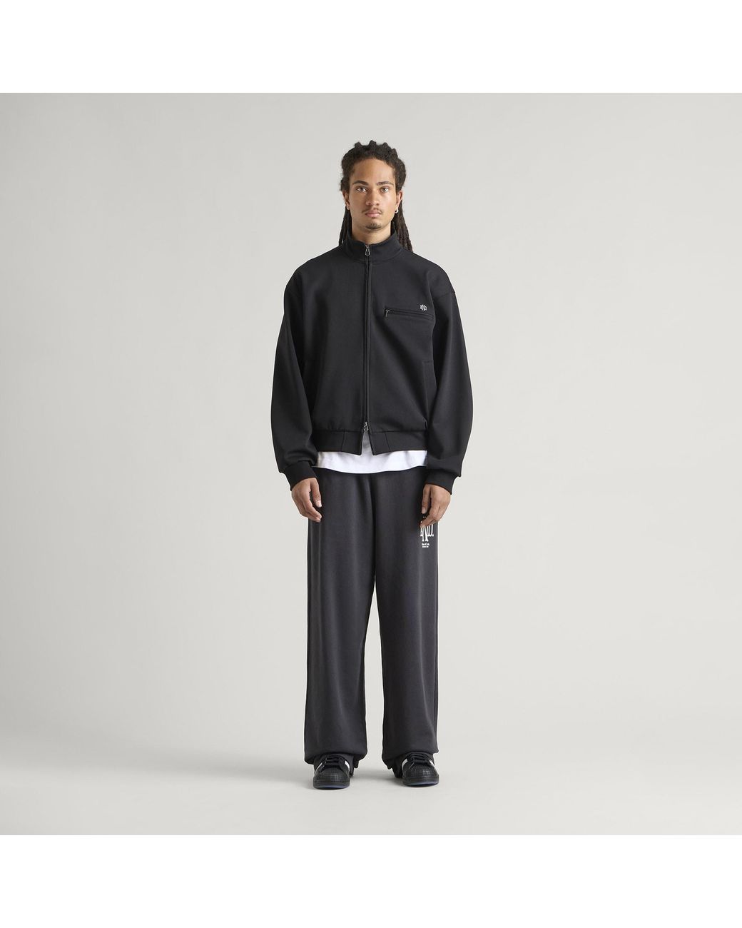 END. Black Mono Sweatpant