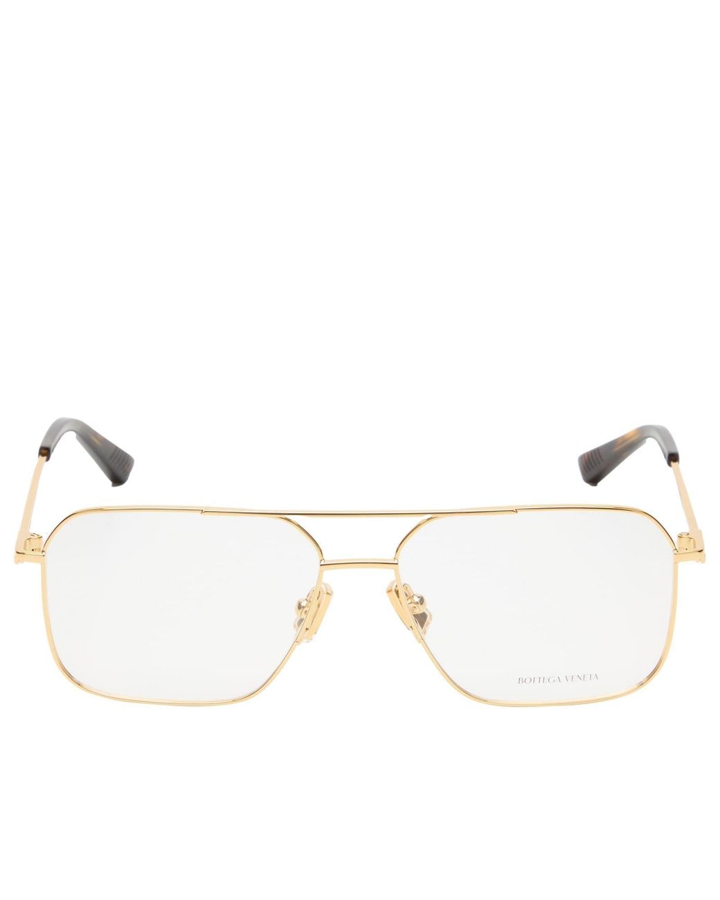 Bottega Veneta Metallic Bottega Veneta Bv1384O Split Optical Glasses for men
