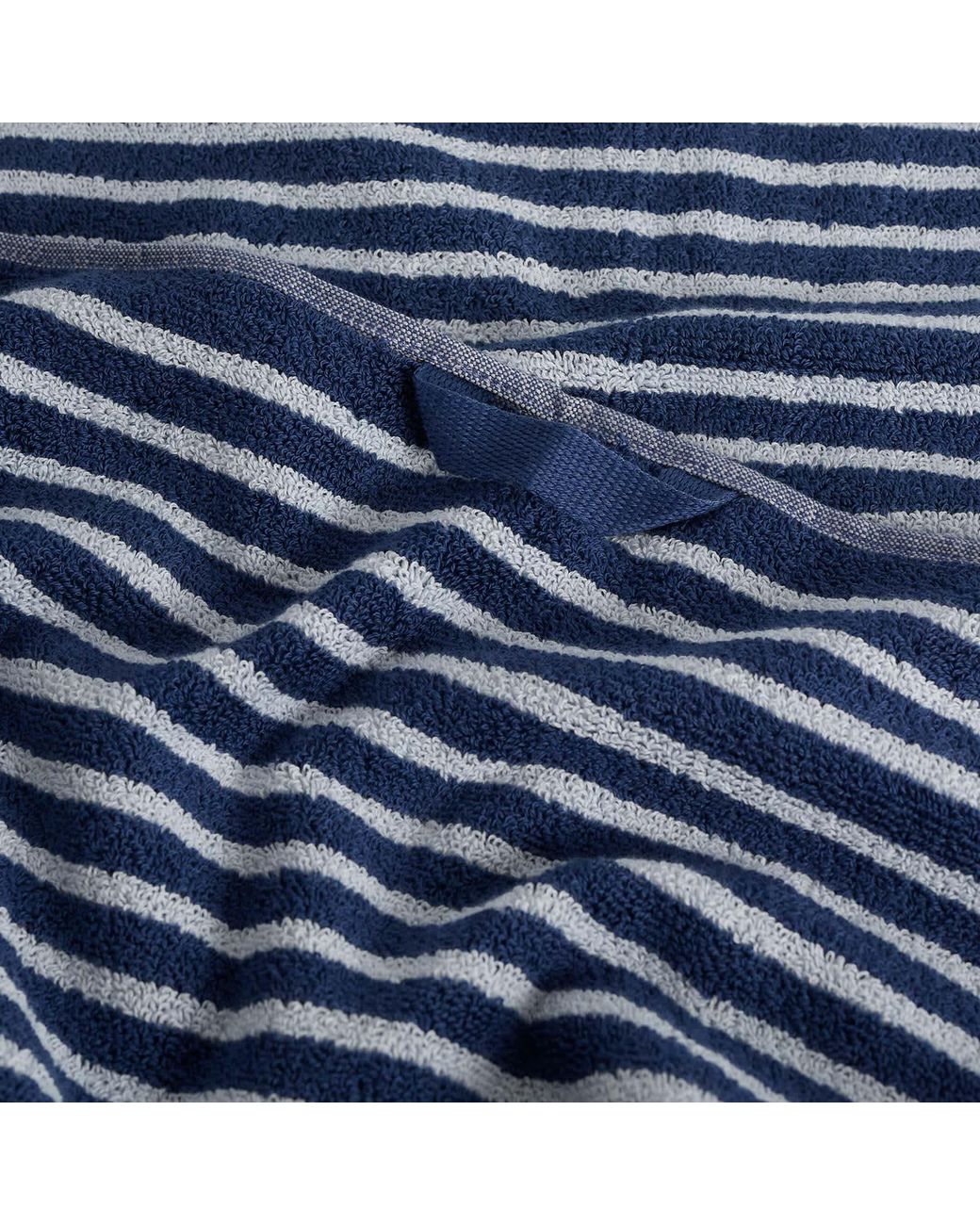 Tekla Blue Organic Terry Hand Towel