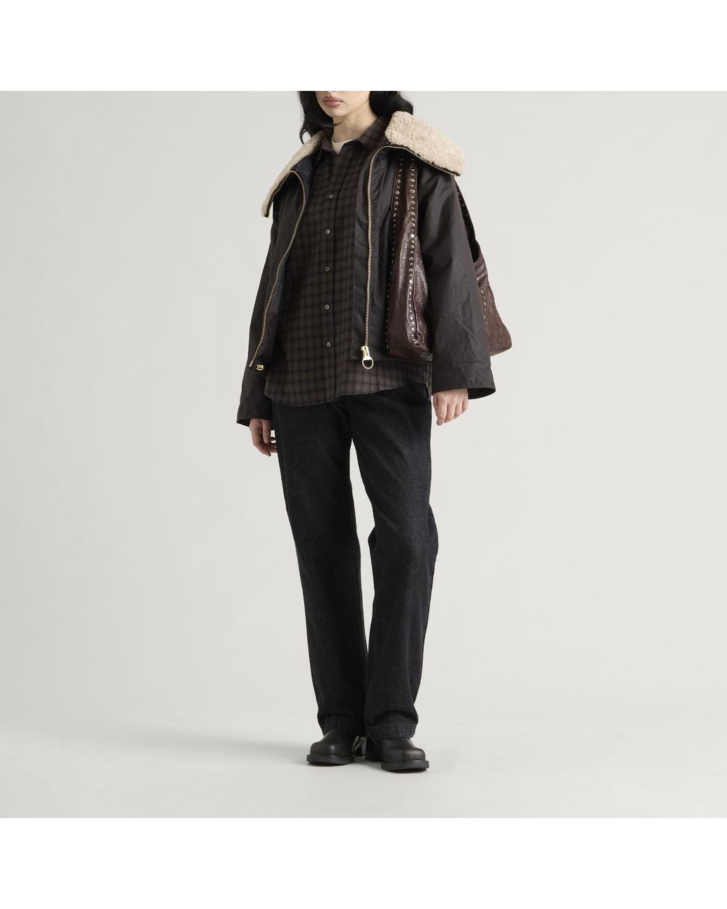 Barbour Black Mary Wax Jacket