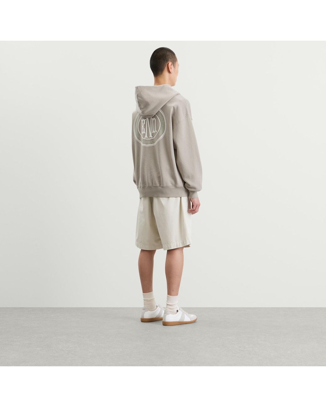 END. Gray Leisure Zip Hoodie