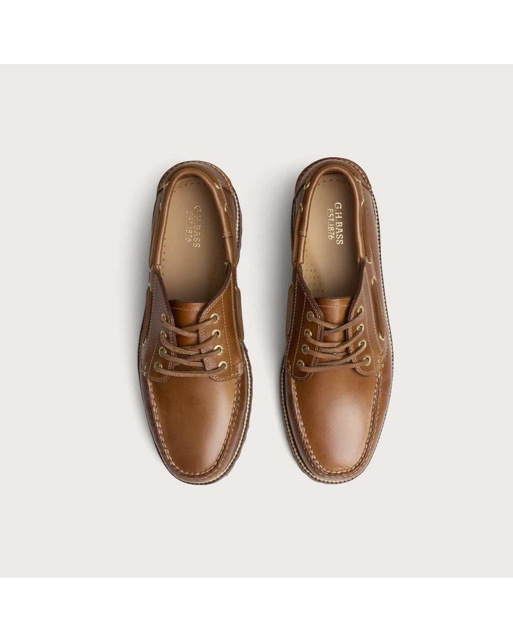 G.H.BASS Brown Ranger Camp Moc for men