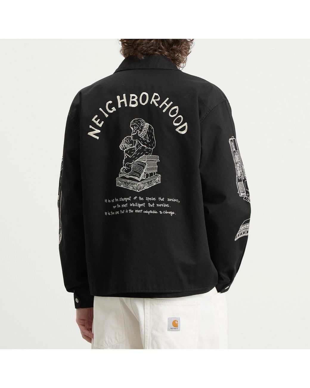 Neighborhood Black Souvenir Jacket for men