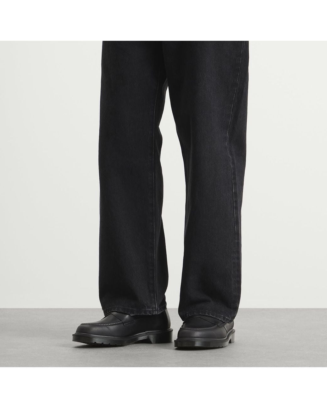 Dr. Martens Black Delapre Penny Loafer for men