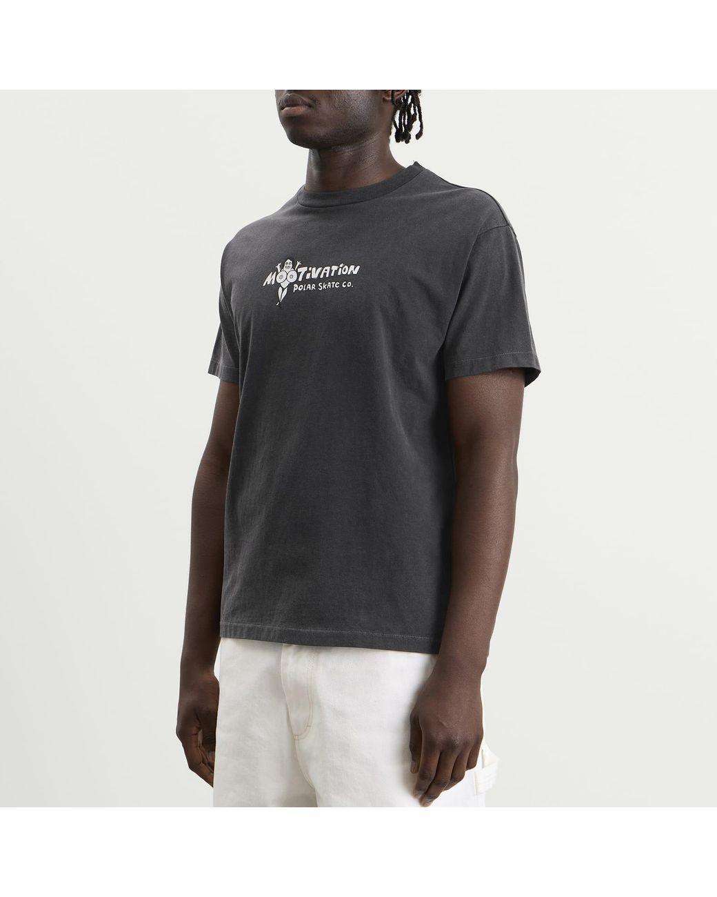 POLAR SKATE Black Mootivation Band T-Shirt for men