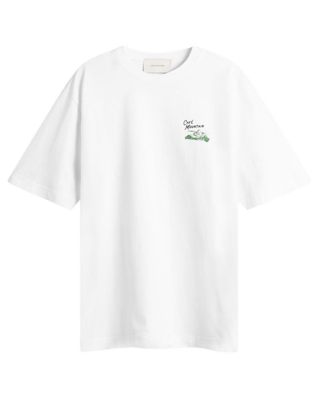 Cafe Mountain White Legacy T-Shirt for men