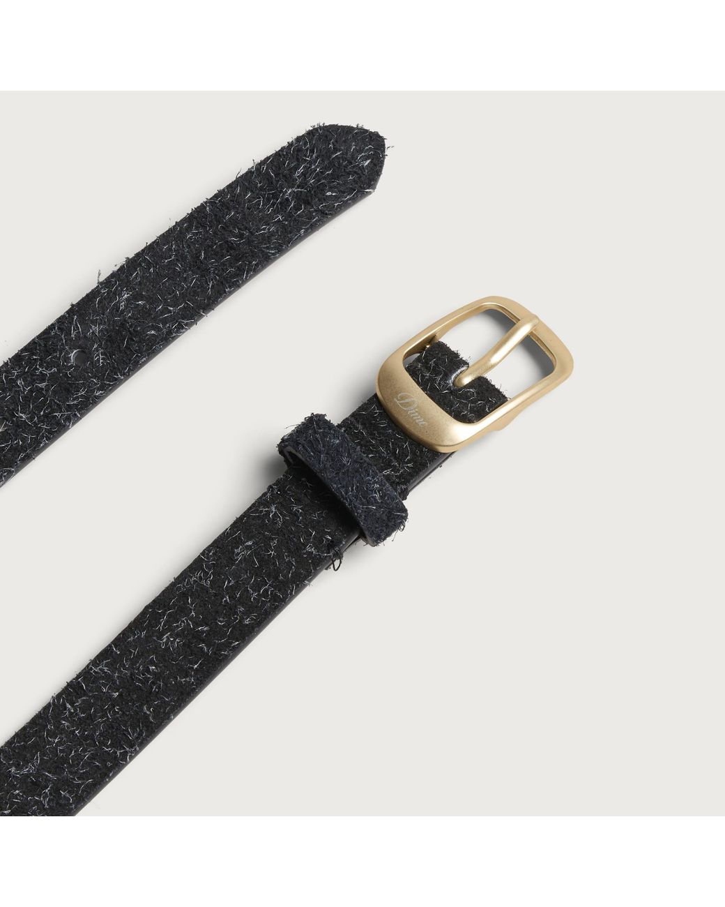 Dime Black Dress Leather Belt