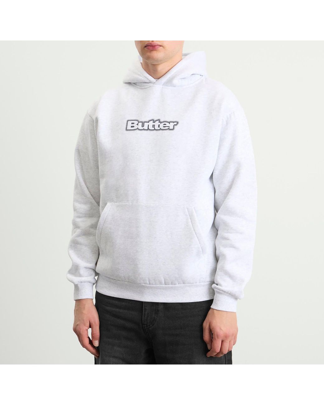 Butter Goods Radiant Logo Hoodie in White for Men | Lyst