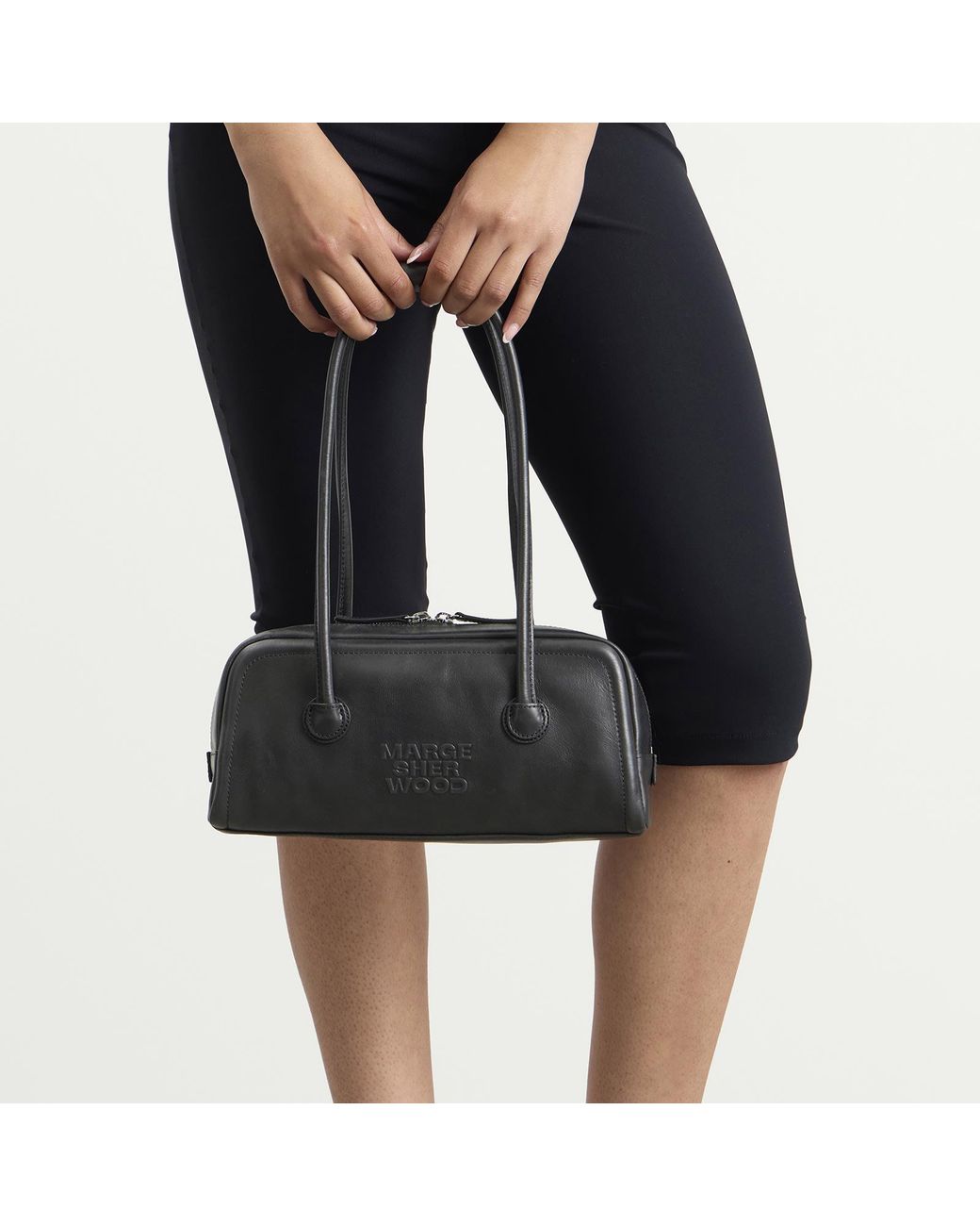 MARGE SHERWOOD Black Soft Boston Ew Bag
