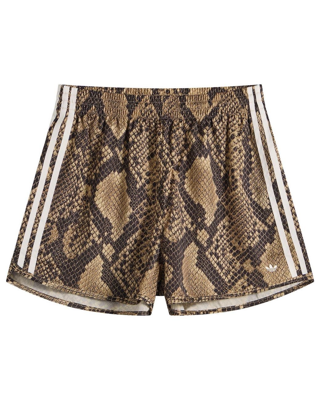 Sprinter Snake adidas Satin Shorts in Brown | Lyst