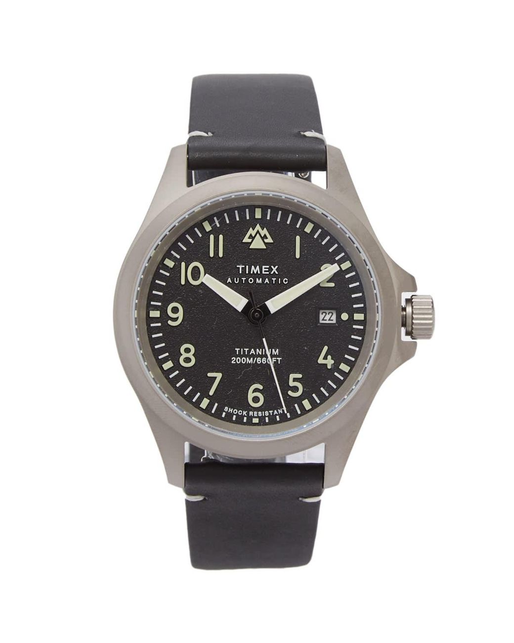 Timex expedition north titanium automatic 41mm watch in metallic for