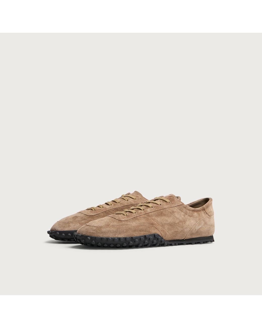 Common Projects Brown Minimal Runner Seventy Suede Sneaker for men