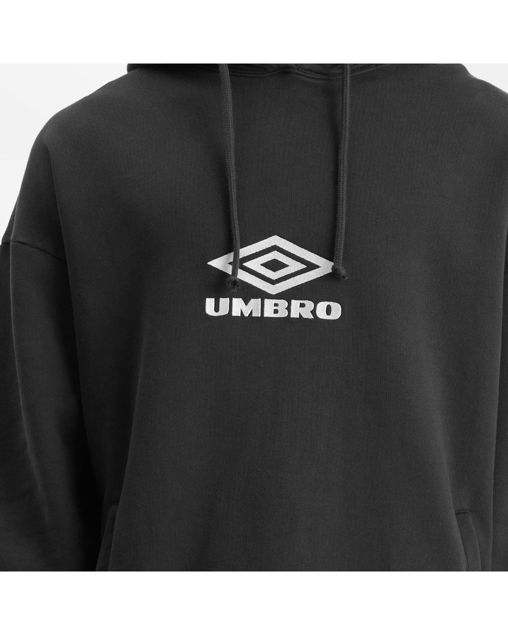 【UMBRO】 UMB X SLAM JAM MASK OG LOGO HOODIE BLACK Men's Logo Masked Hoodie Washed Black – Slam Jam®