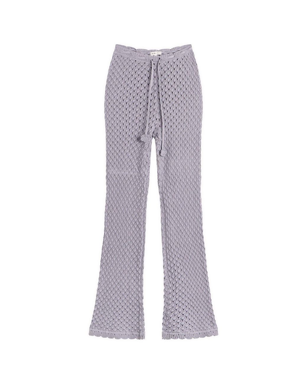 My Mum Made It Purple Daisy Chain Knit Pant