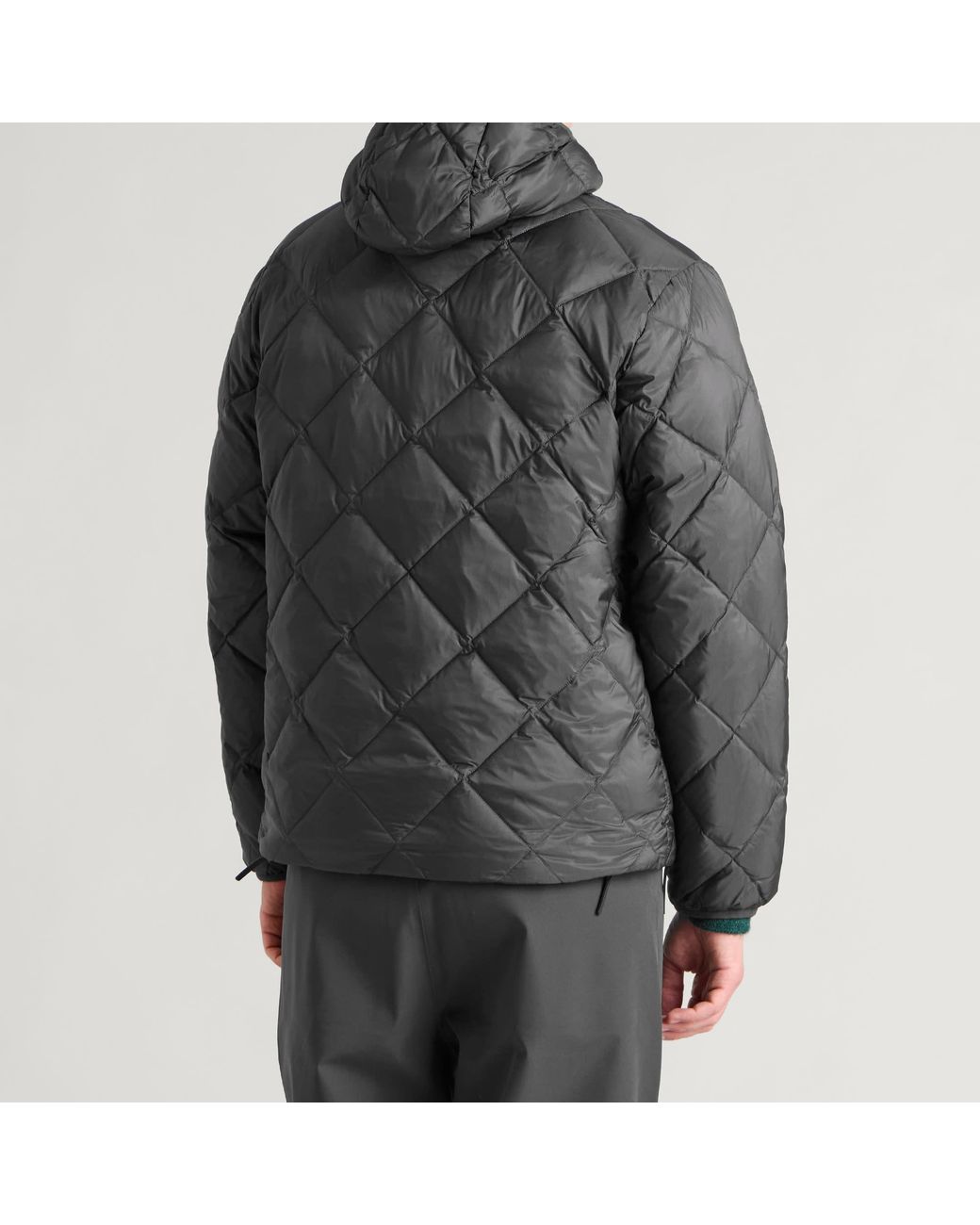 Hiking Patrol Black Base Lt Down Hooded Jacket for men
