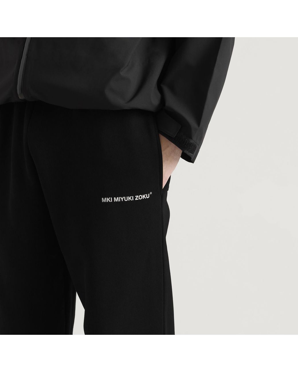 MKI Miyuki-Zoku Black Uniform Joggers for men