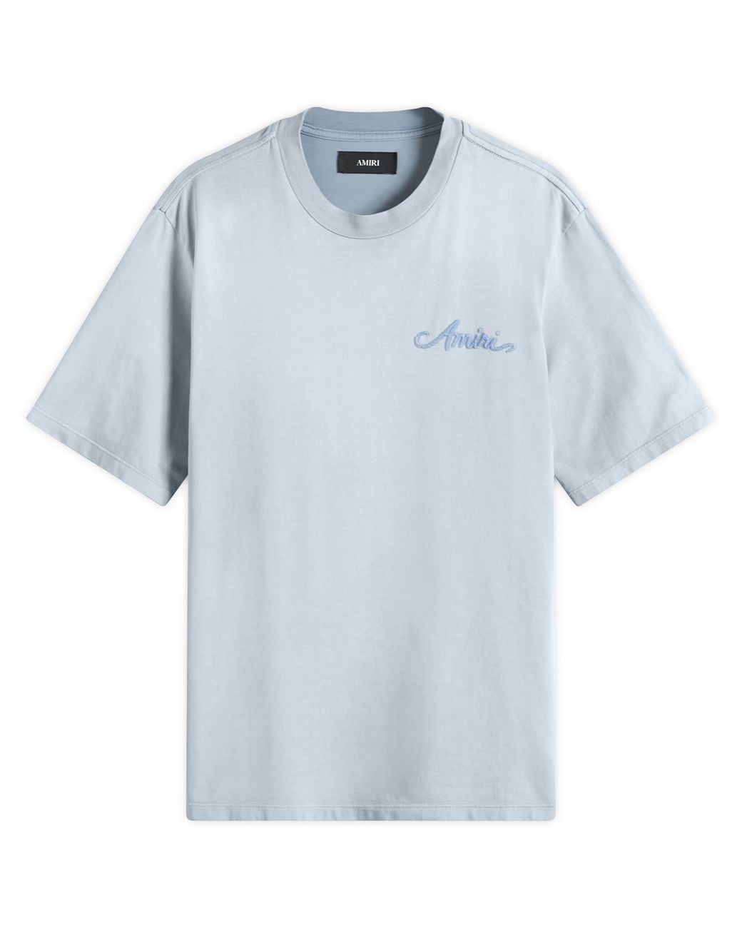 Amiri Bleach Bandana Patch T-Shirt in Blue for Men | Lyst