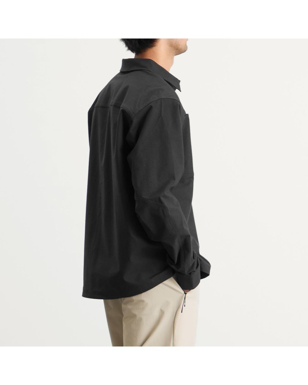Arc'teryx Black Cronin Cotton Overshirt for men