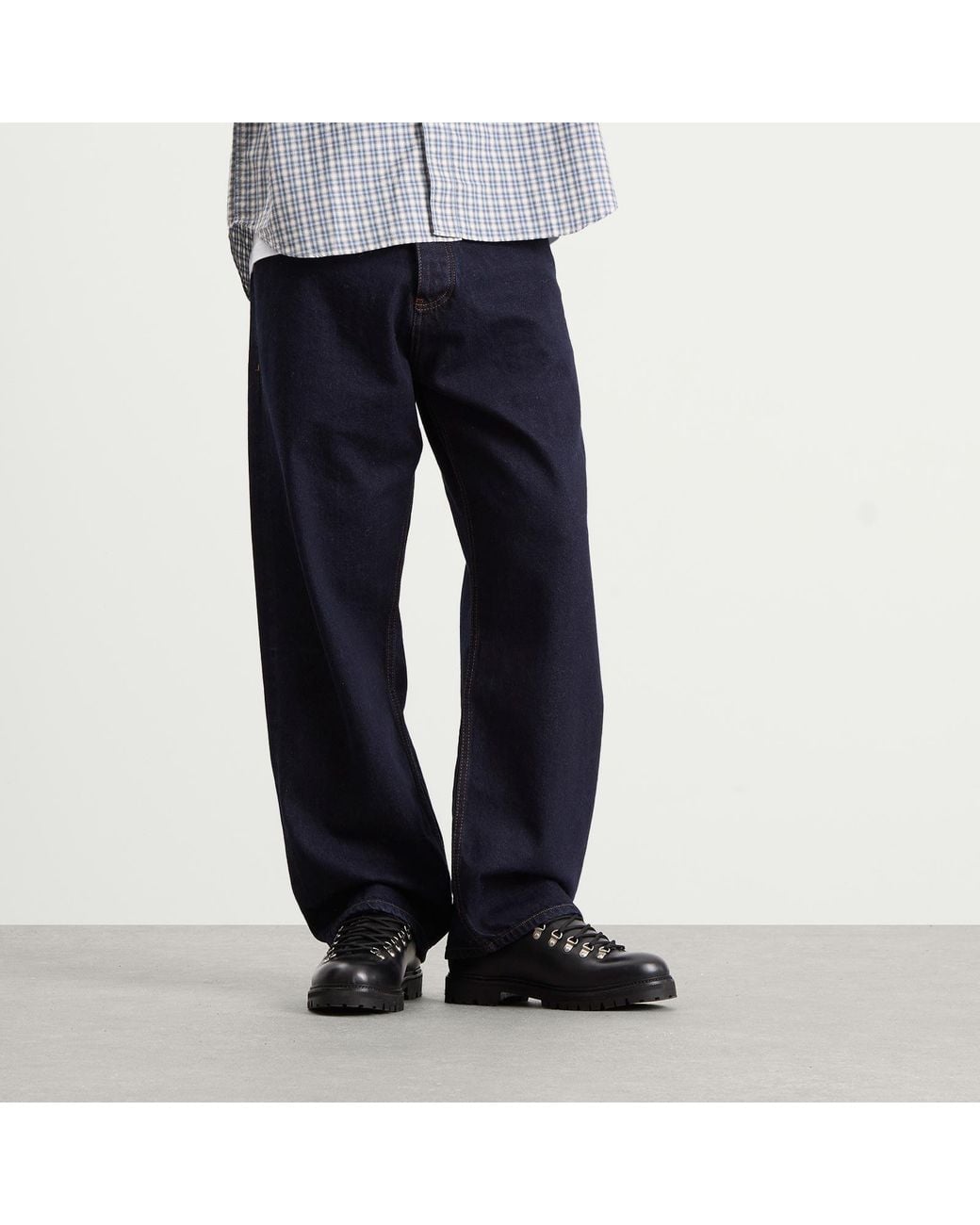 Ronning Blue Selvedge Denim Jeans for men