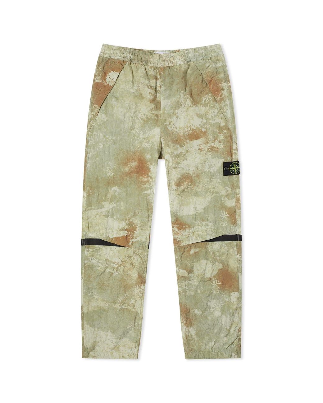 Stone Island Grid Camo Pants in Green for Men | Lyst UK