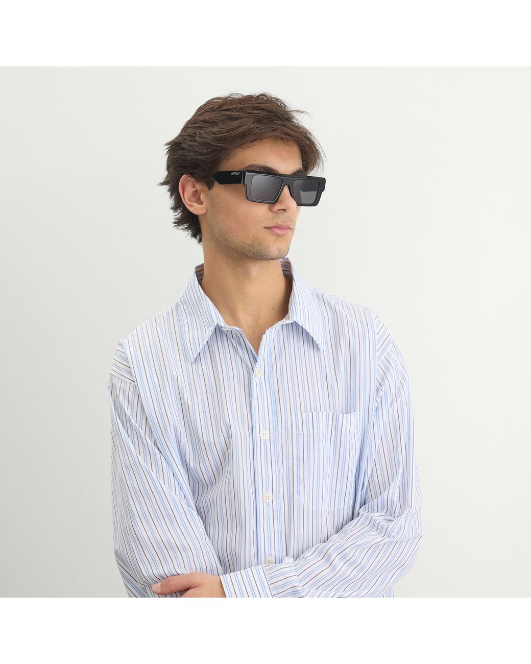 Off-White c/o Virgil Abloh Gray Minneapolis Sunglasses