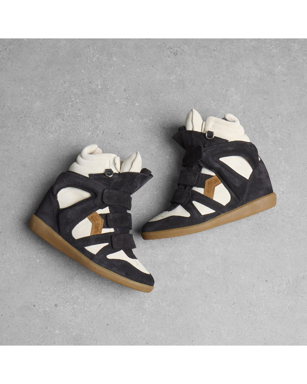 Isabel Marant Black Bekett Platform Sneaker