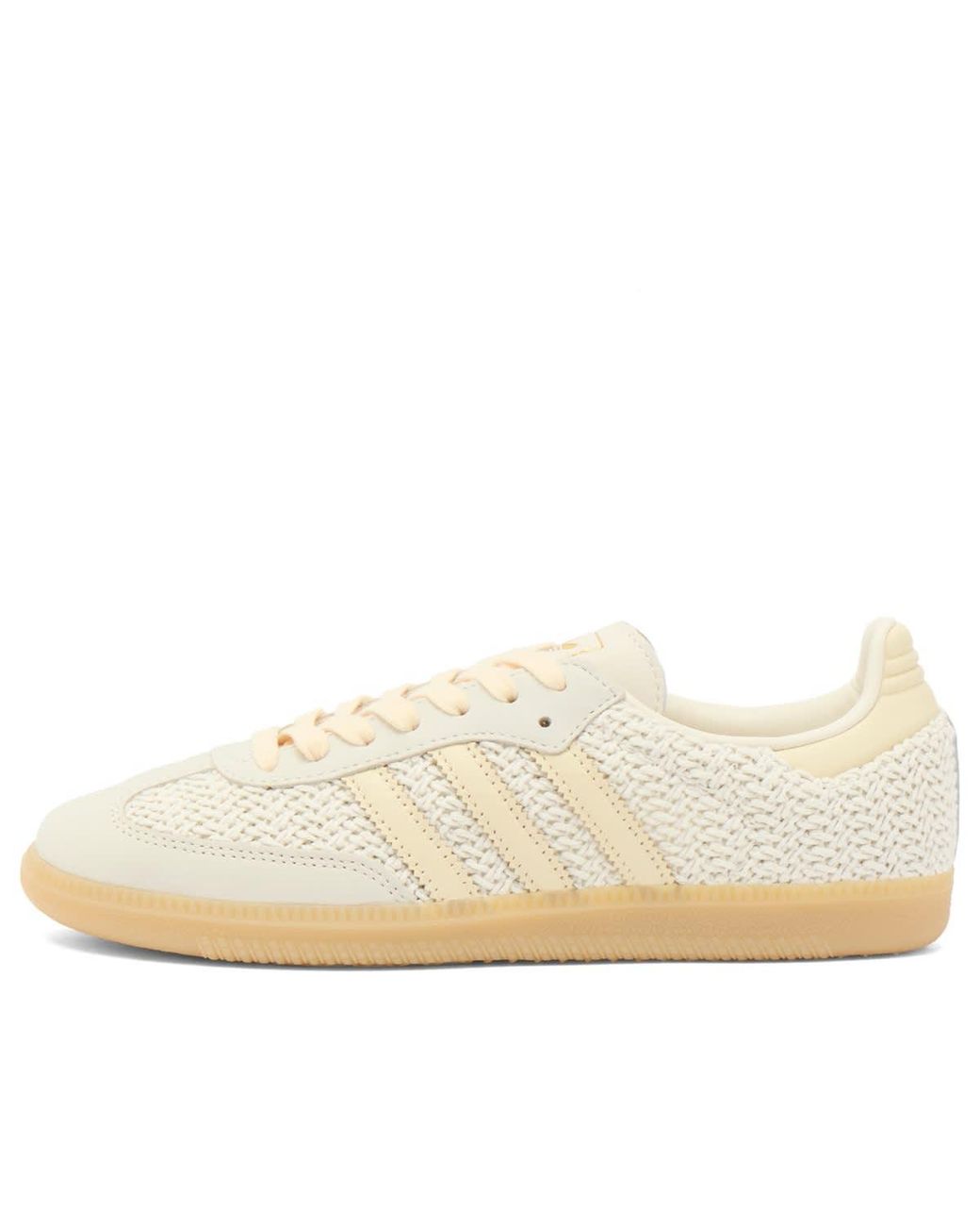 Adidas White Samba Og Crochet Sneaker