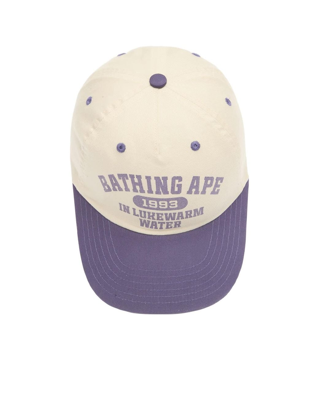 A Bathing Ape White Cap for men