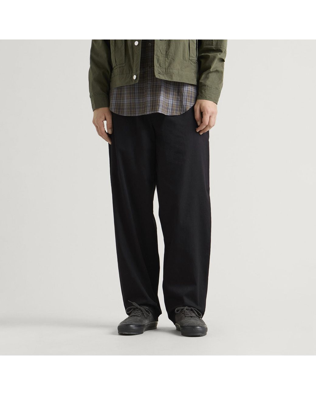 Neighborhood Black Easy Pants for men