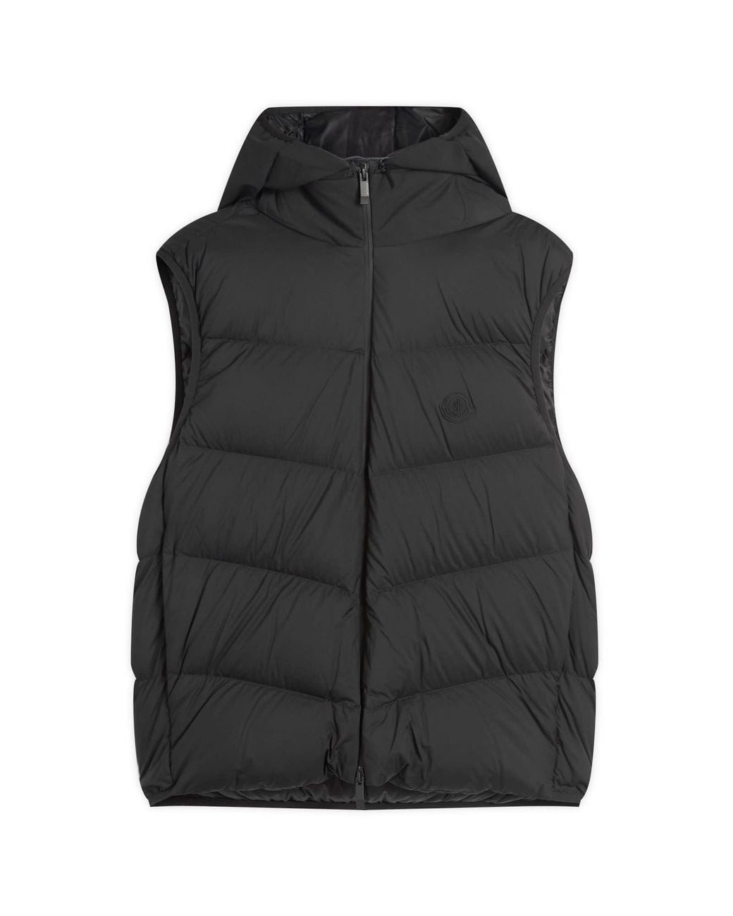 Moncler Black Guersac Vest Jacket for men