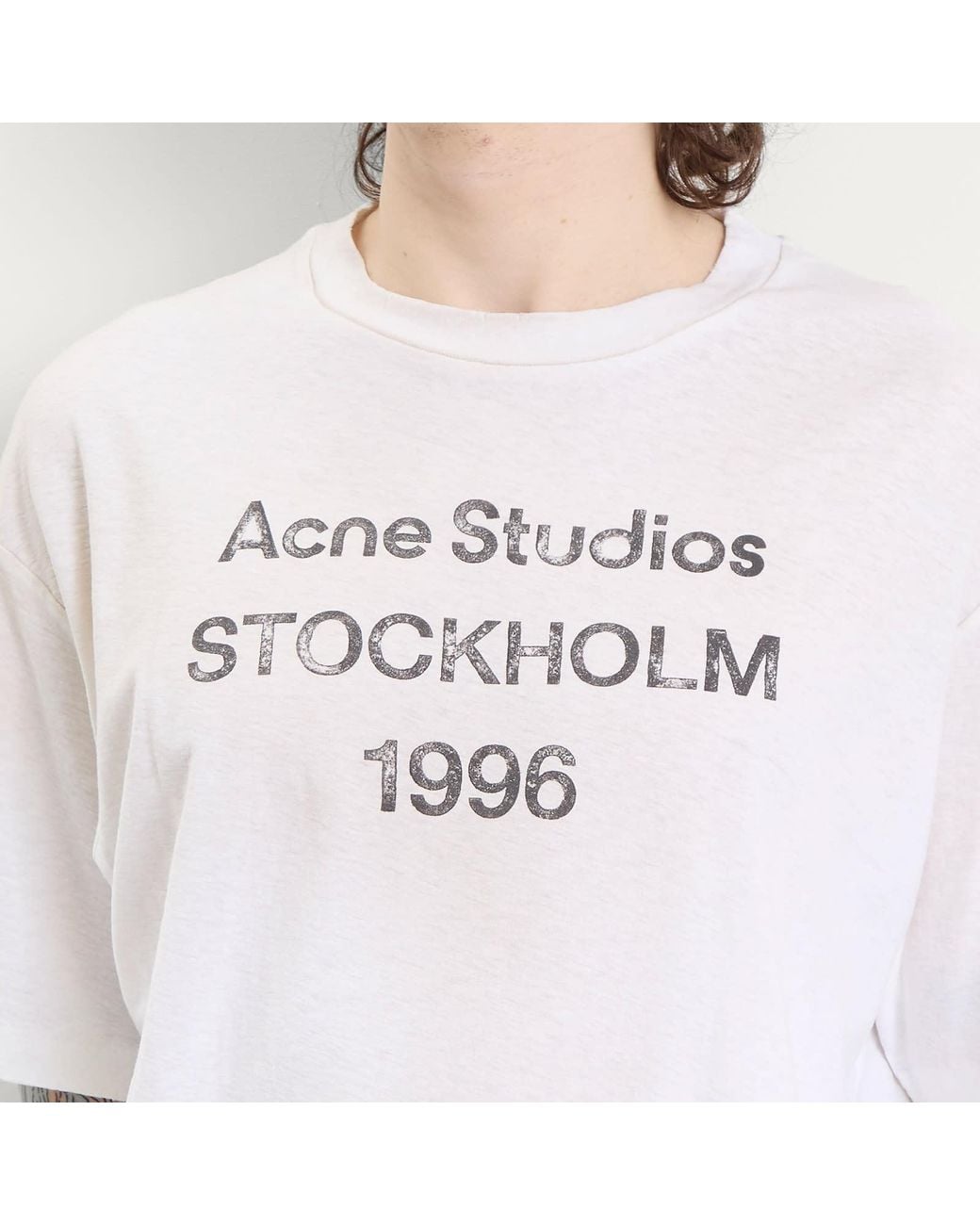 Acne White Exford 1996 T-Shirt