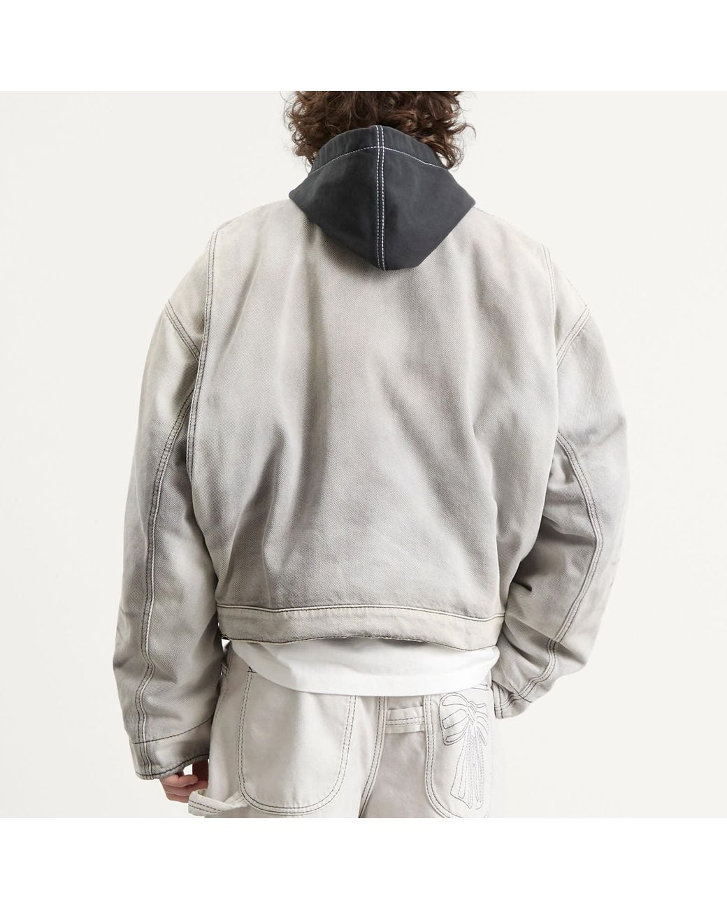Acne Gray Sulphur Fade Jacket for men