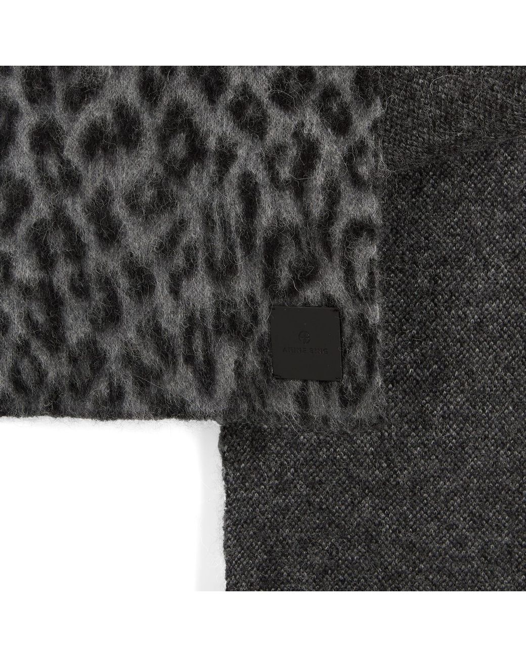 Anine Bing Gray Hannah Scarf