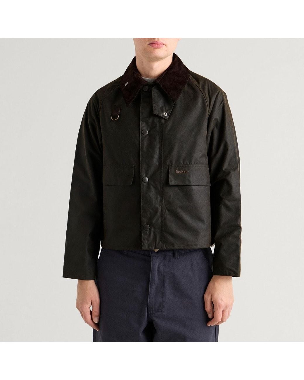Barbour Black Sl Spey Wax Jacket for men