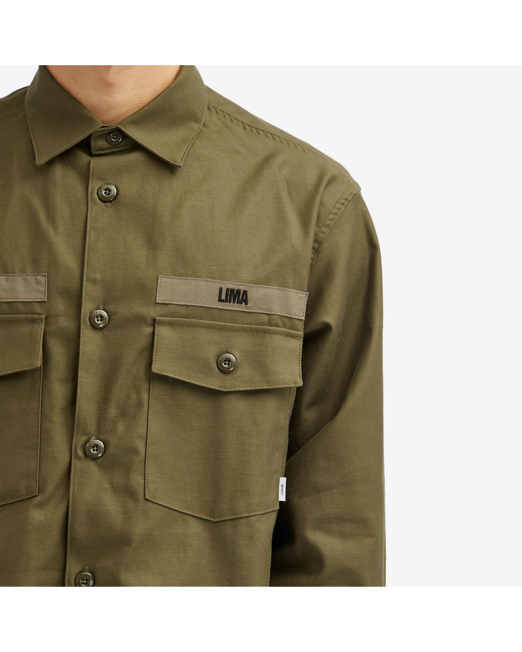 WTAPS 10 Utility Shirt in Green for Men | Lyst