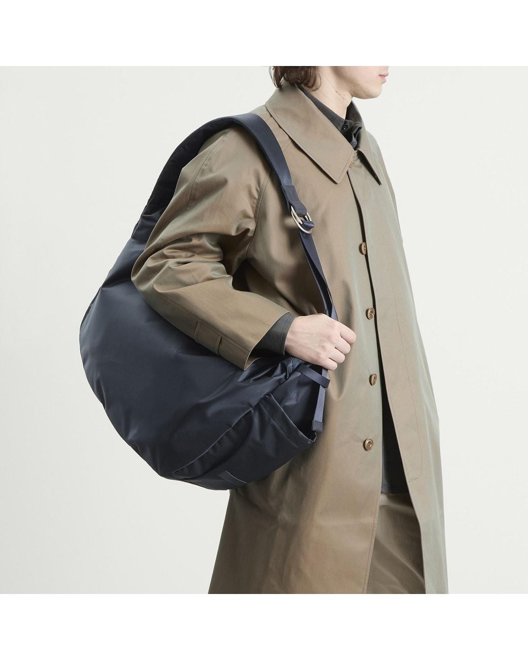 Master Piece Blue Ark Solid Shoulder Bag