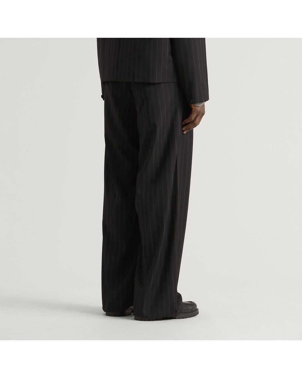 Samsøe & Samsøe Black End. X Saeryx Wide Elasticated Trousers for men