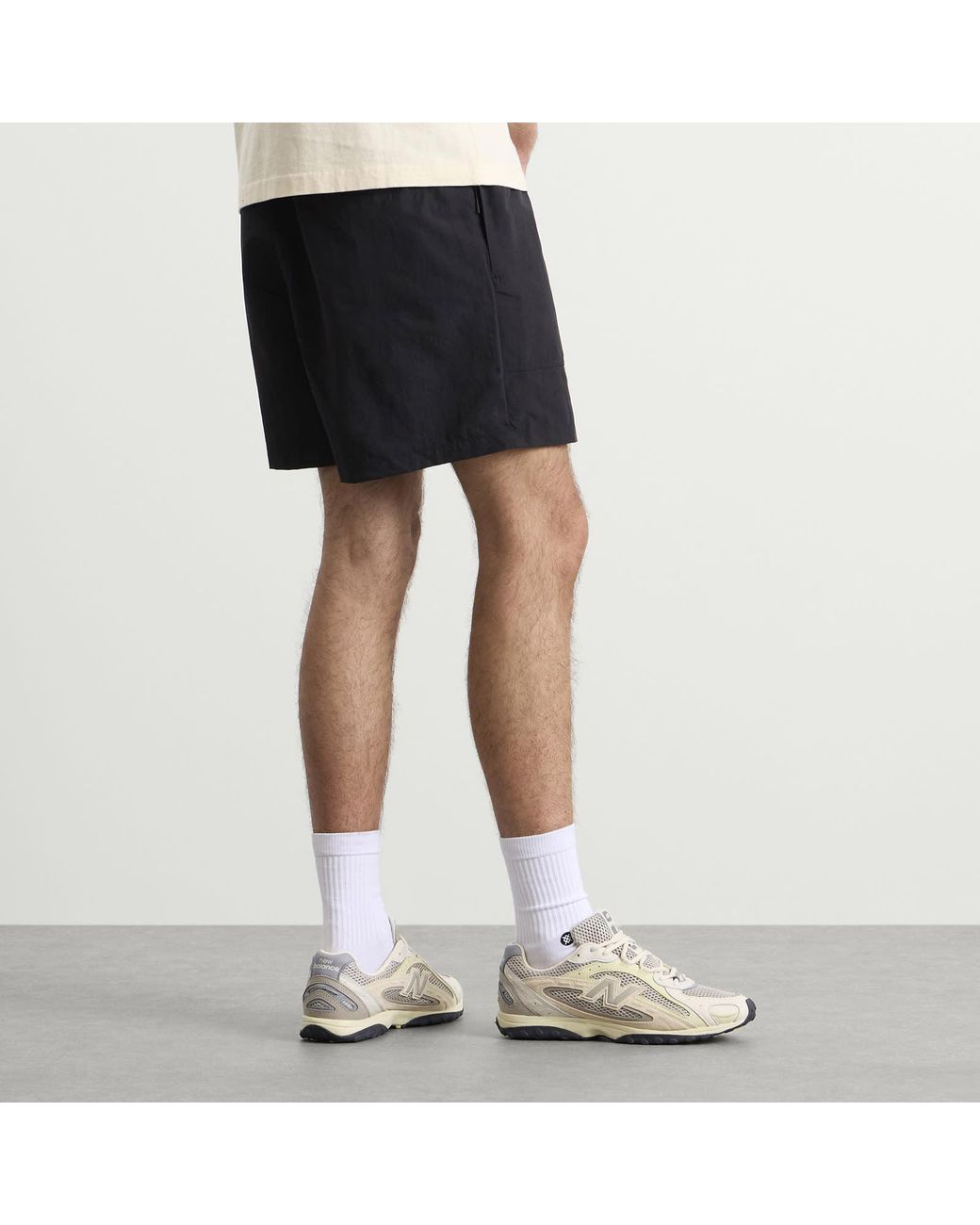 Larriet Black Rec Shorts for men