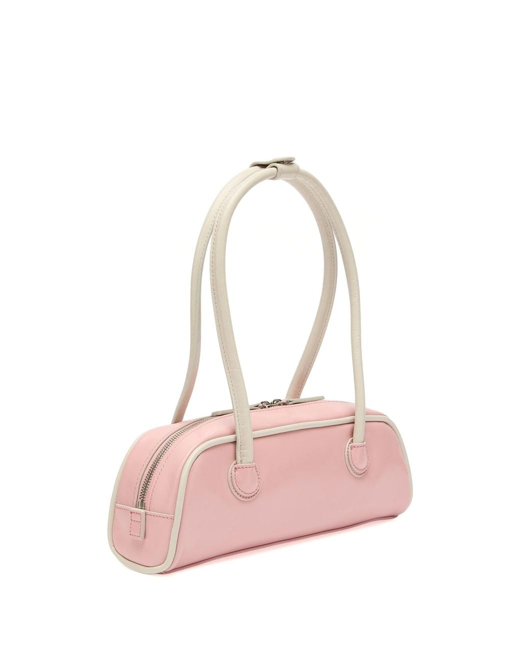 MARGE SHERWOOD Pink Soft Piping Mini Soft Boston Ew Bag