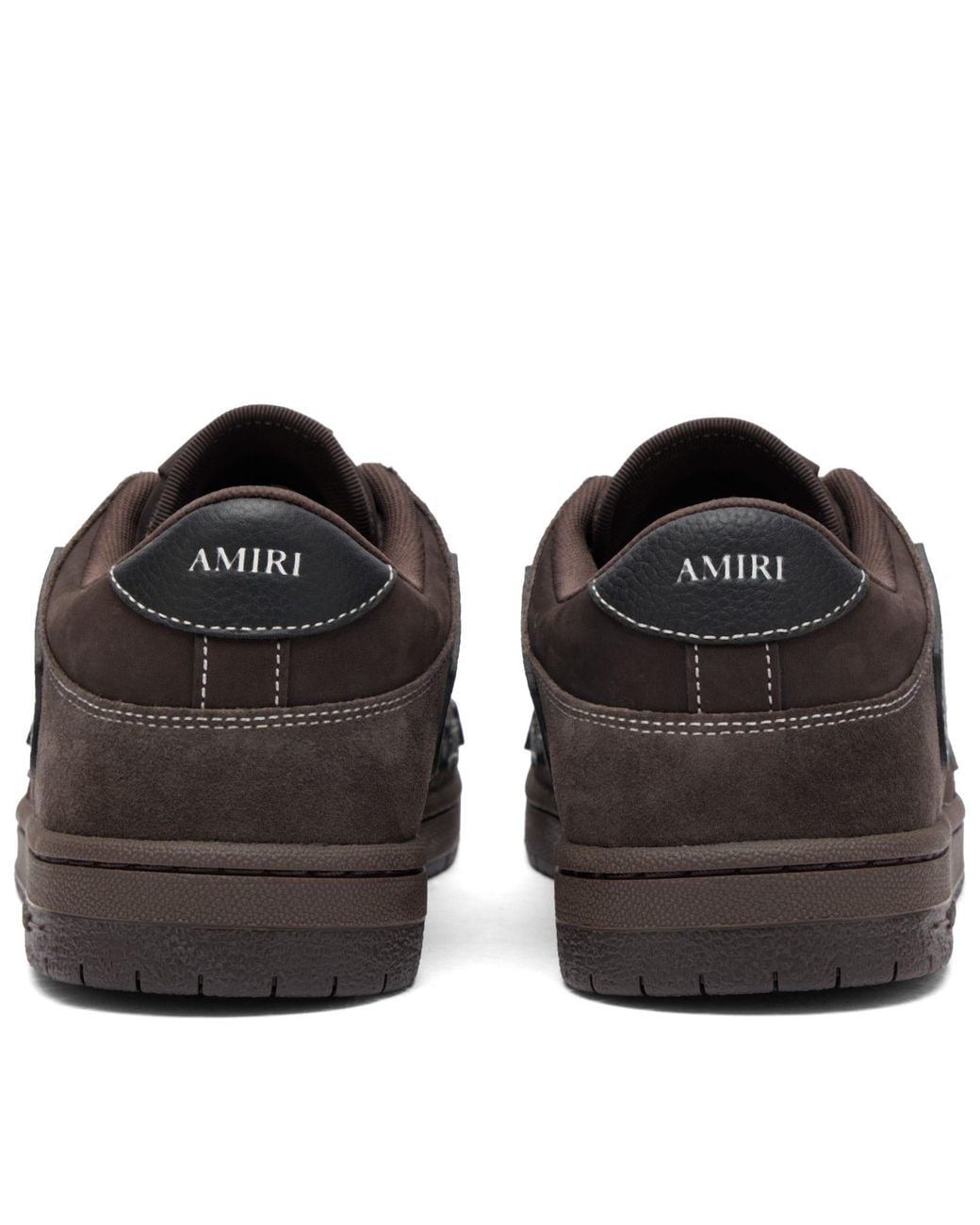 Amiri Brown Skel Low Top Sneaker for men