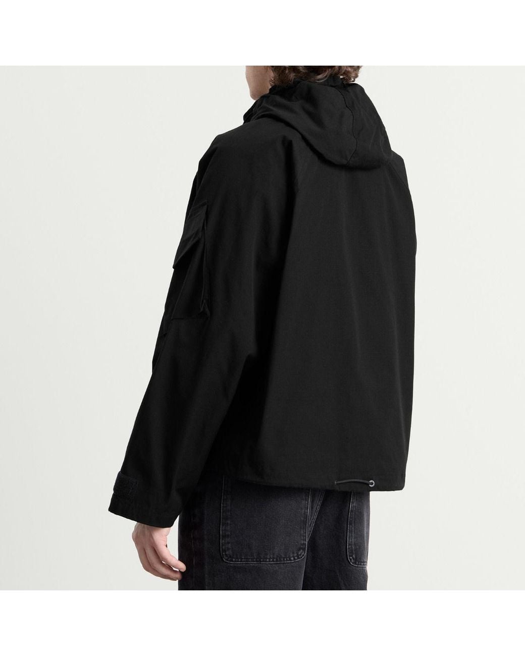 Cole Buxton Black Hooded Jacket for men