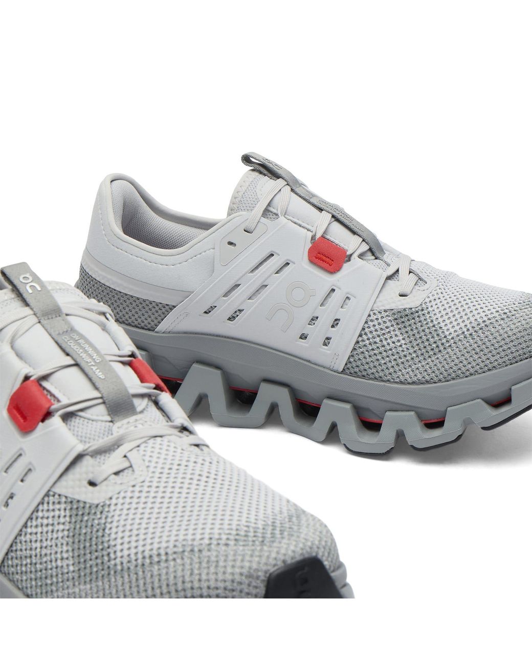 On Shoes Gray Cloudswift Amp Sneaker for men