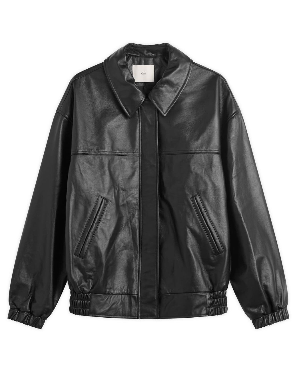 Kijun Black Leather Jacket