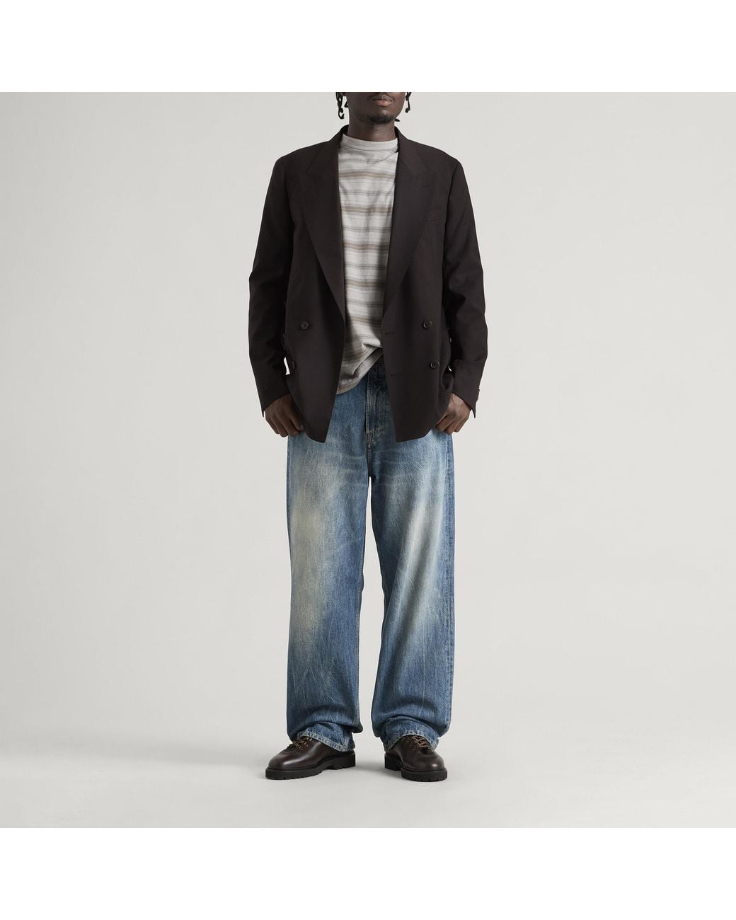 Carter Young Black Kirk Unstructured Blazer for men
