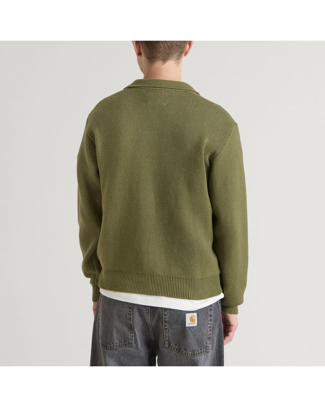 Heresy Green Chain Knit Shirt for men