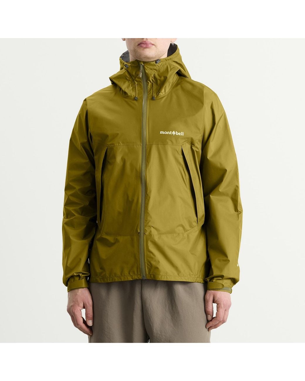Montbell Green Rain Hiker Jacket for men